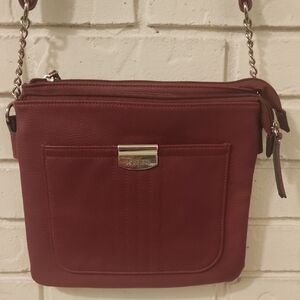 Vintage Rosetti Burgundy Shoulder Bag EUC